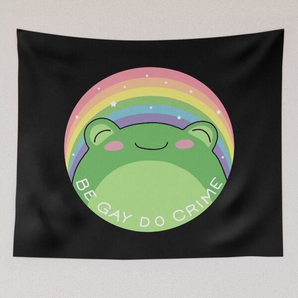 Item preview, Be Gay Do Crime - Frog designed and sold by ValentinaHramov.