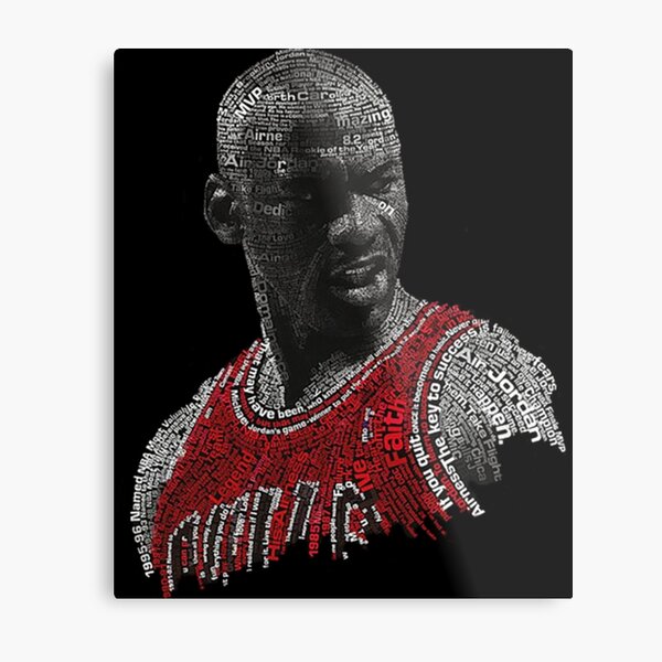 Michael Jordan Chicago Bulls Air Jordan 1 für Herren und Kinder Metallbild