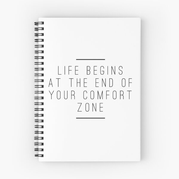 Item preview, Life Begins At The End Of Your Comfort Zone designed and sold by Daluyong.