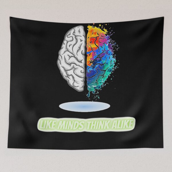 Item preview, like minds think alike designed and sold by Golden-place.