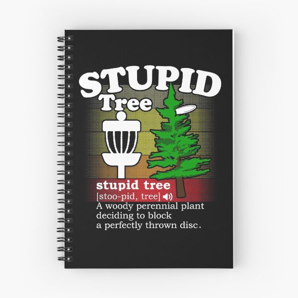 Item preview, Stupid Tree Dictionary - Funny Disc Golf  designed and sold by DiscGolfArts.