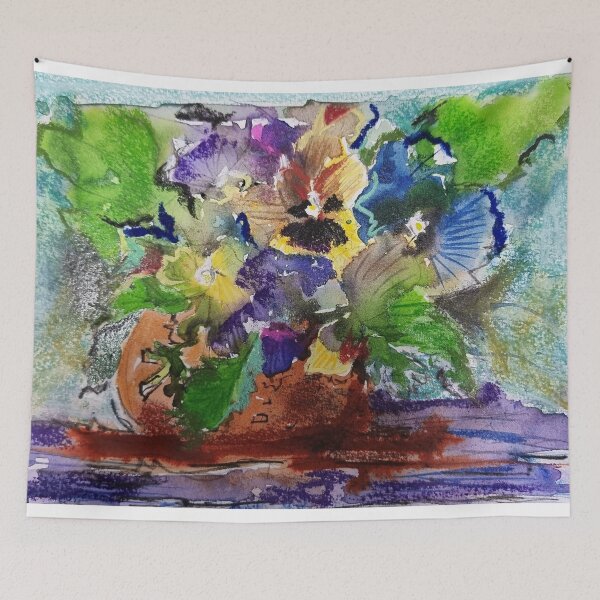 Item preview, Pansies  in watercolour  designed and sold by Lovenikkisart.
