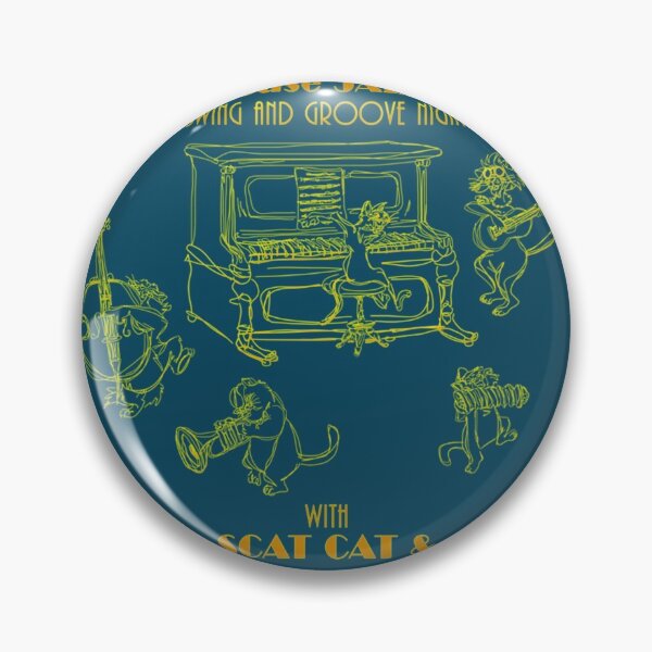 Item preview, Retrò Jazz Cat-Show designed and sold by RuralPeddler.