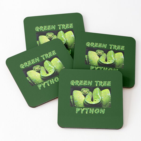 Item preview, Green Tree Python  designed and sold by MojaveTradePost.
