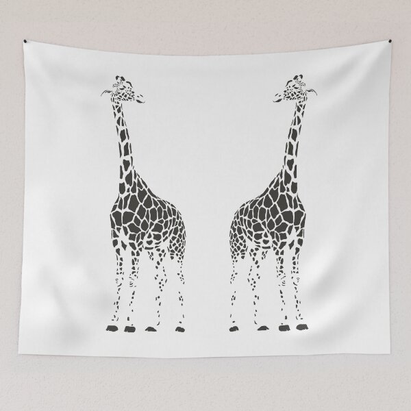 Item preview, Twin Spotted Standing Giraffes designed and sold by TheWildFlix.