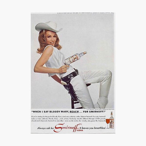 Vodka Martini - Julie Newmar Cowgirl - When I say Bloody Mary Photographic Print