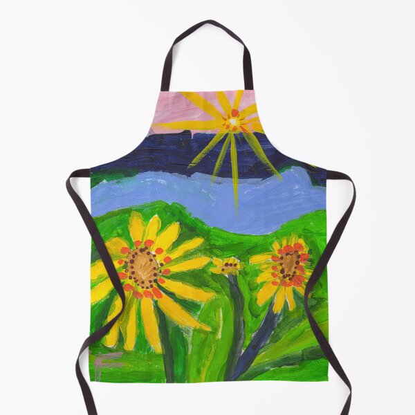 Item preview, Sunflowers on the mountains designed and sold by ted4crows.