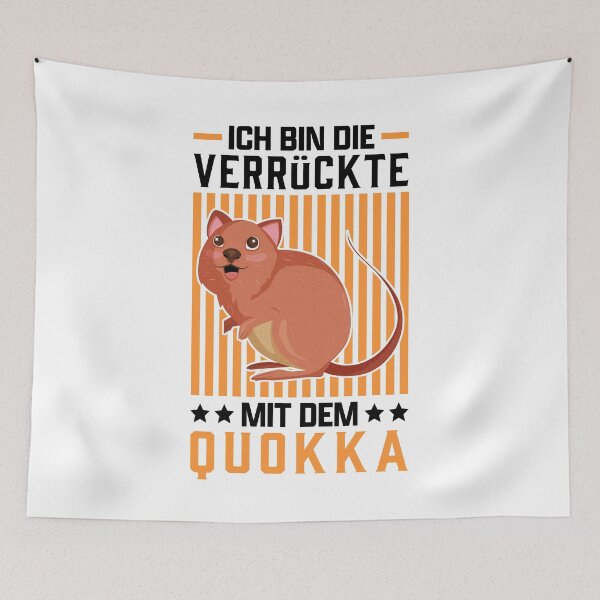 Item preview, Crazy Quokka Marsupial Kangaroo Australia designed and sold by madgrfx.