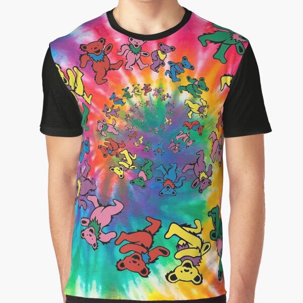 grateful dead dancing bear moletom com capuz