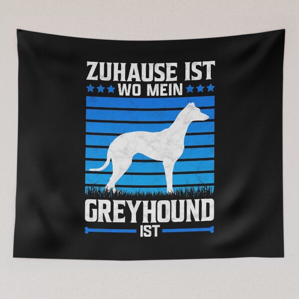 Artikelvorschau, Greyhound Zuhause kurzhaariger Windhund Geschenk entworfen und verkauft von madgrfx.