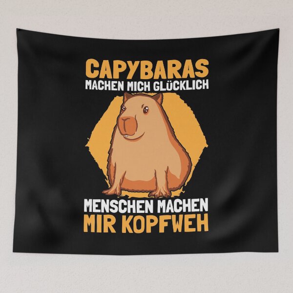Item preview, Capybara headache capybara rodent designed and sold by madgrfx.