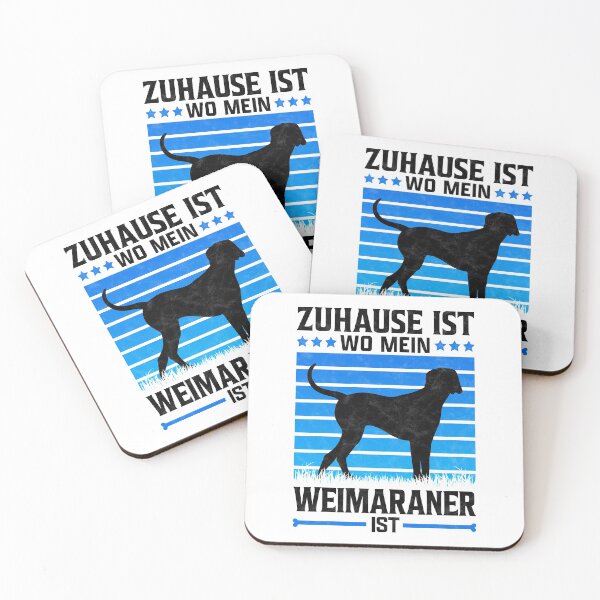 Item preview, Weimaraner home hunting dog pointing dog saying designed and sold by madgrfx.