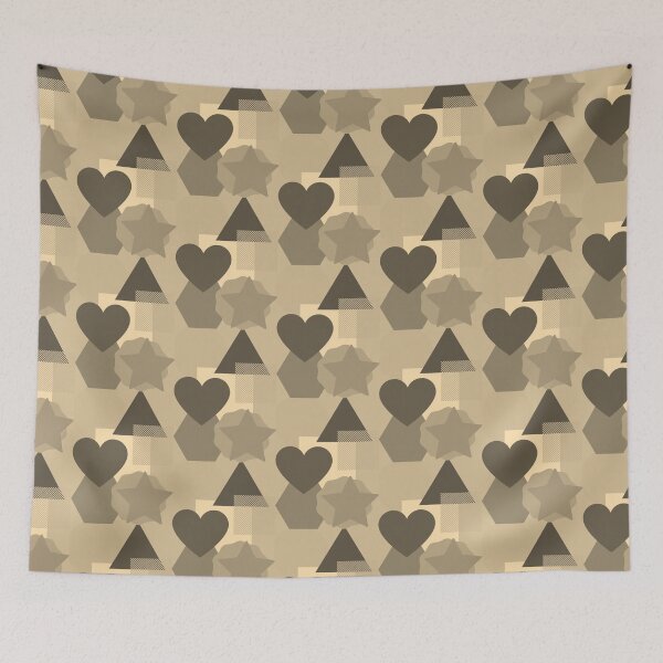 Item preview, Collage of shapes beige  background designed and sold by Ric1926.
