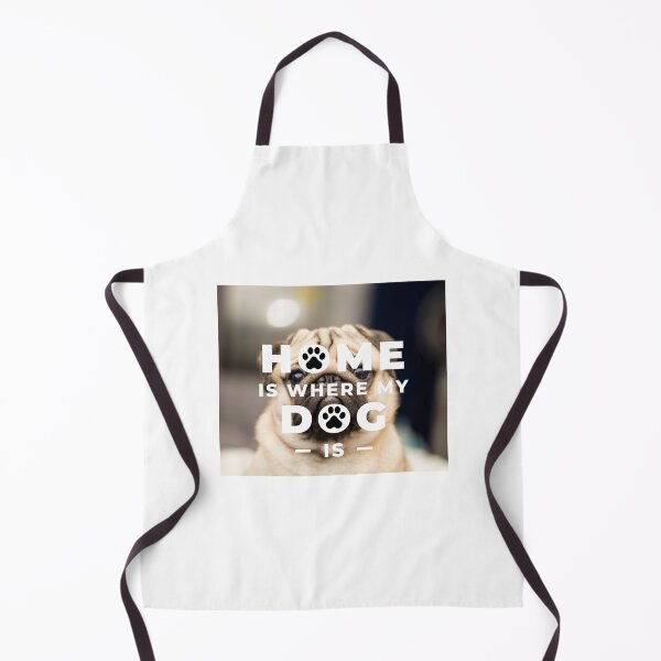 Item preview, Home is Where My Dog Is - Pug designed and sold by HailYourPug.