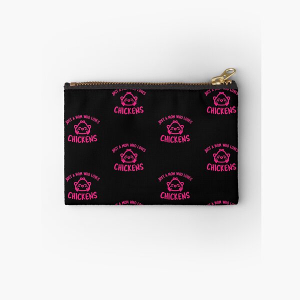 Item preview, Just A Mom Who Loves Chickens -funny chicken design in pink text designed and sold by katiekendall.