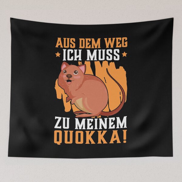 Artikelvorschau, Quokka aus dem Weg Beuteltier Känguru Australien entworfen und verkauft von madgrfx.