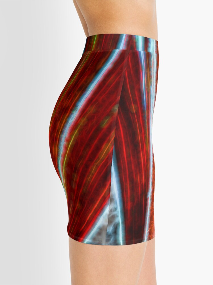 Alternate view of Abstract Palm Leaf Mini Skirt