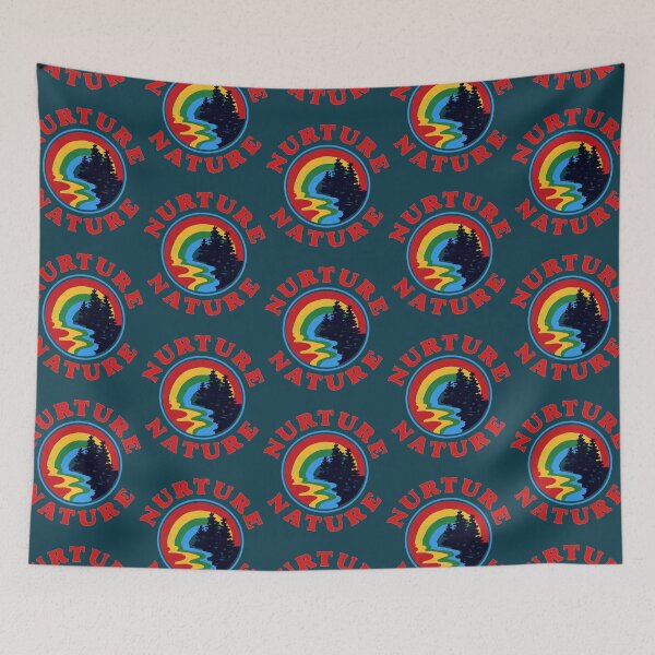 Item preview, nurture nature vintage environmentalist design designed and sold by Bluelotusap.