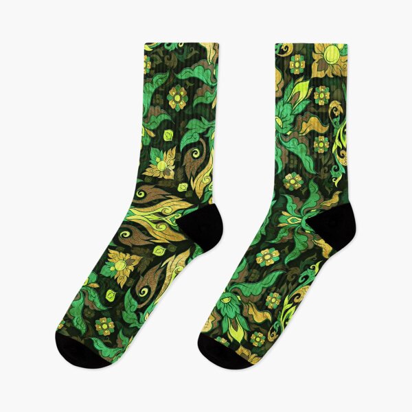 Item preview, Thai Ornament - Gold and Green designed and sold by k9printart.