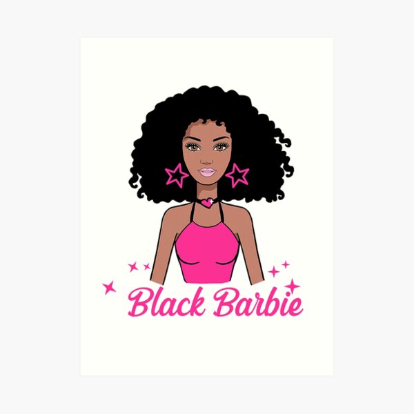 Black barbie store logo