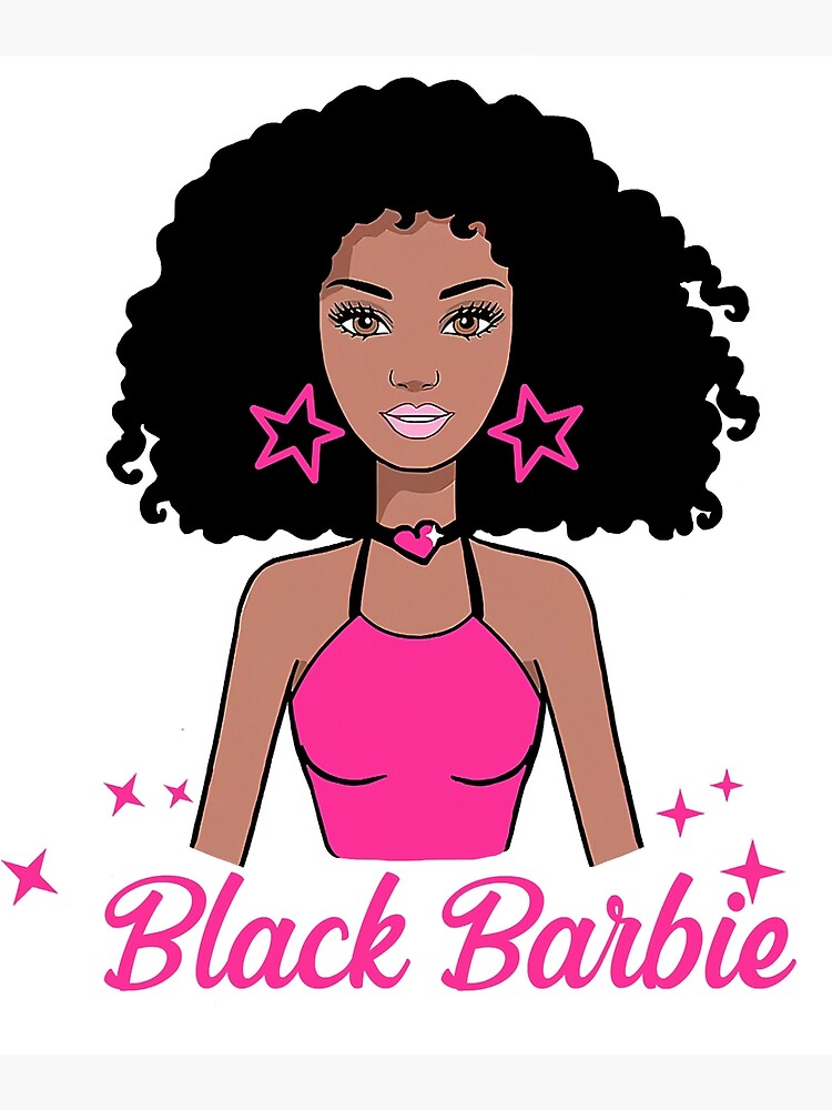 Black-Barbie Melanin Girl Afro | Poster