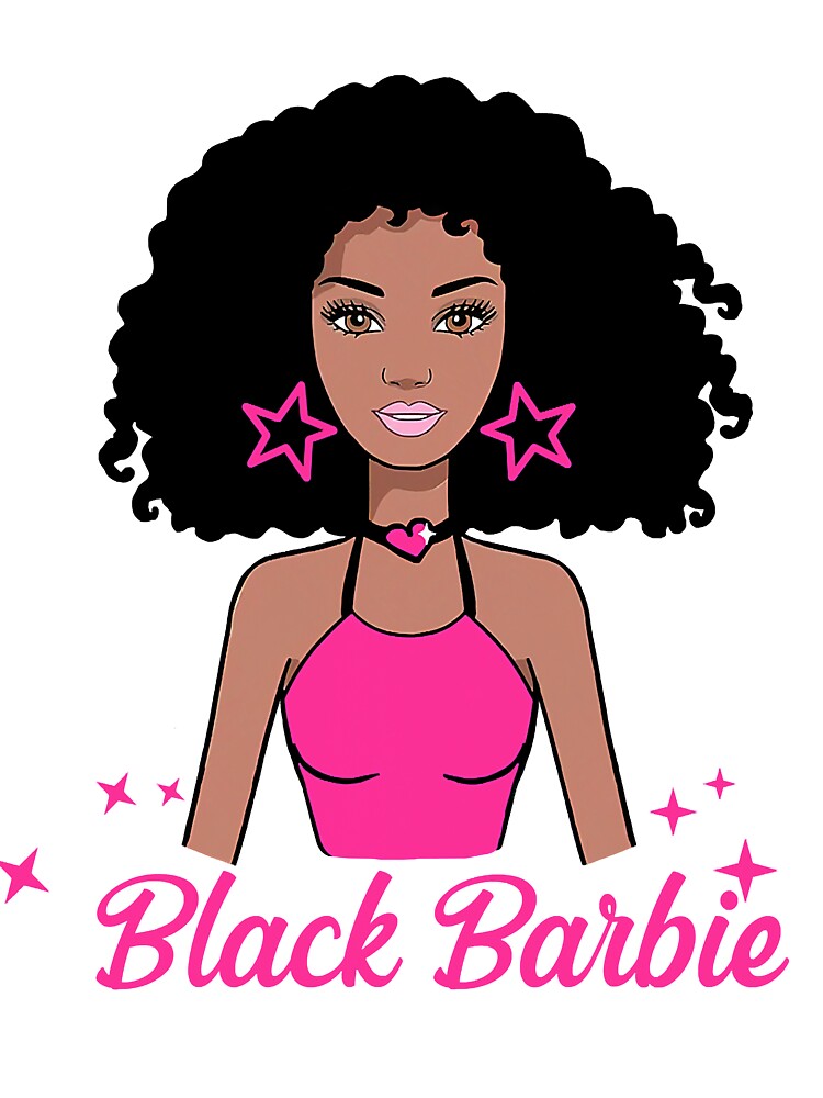 Kinder T Shirt for Sale mit Schwarz Barbie Melanin Madchen Afro von MallikaDragich Redbubble