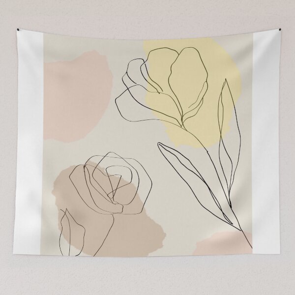 Item preview, Floral minimalist poster designed and sold by paulrommer.