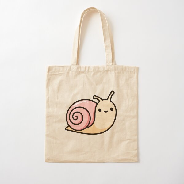 Snail Cotton Tote Bag