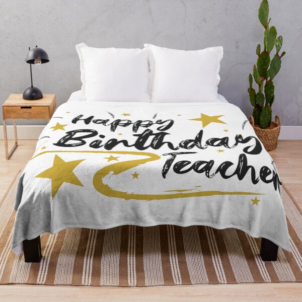 Item preview, Happy Birthday Teacher wish designed and sold by Muditha88.