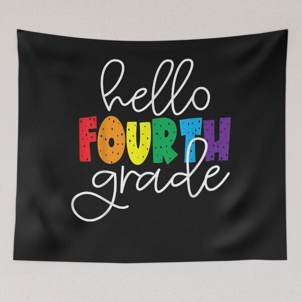 Item preview, Hello Fourth Grade First Day of School Back to School Cute T-Shirt designed and sold by Tuckey-Virgin.