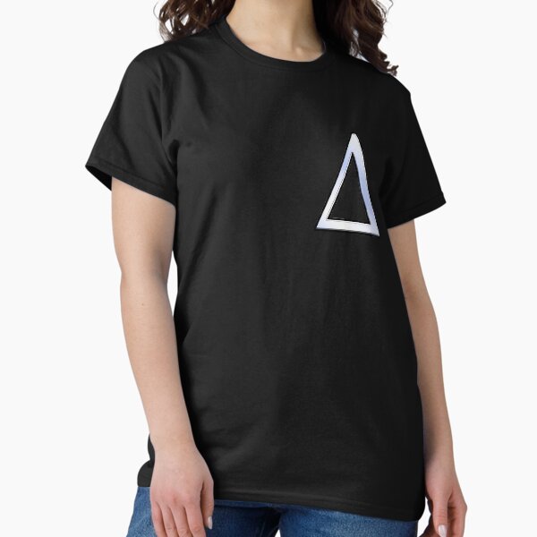 Artikel-Vorschau von Delta griechisches Buchstabensymbol im Chrom-Carbon-Stil, designt und verkauft von Garaga.