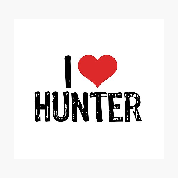 Item preview, I Love Hunter designed and sold by The "I Love Everything" Shop.