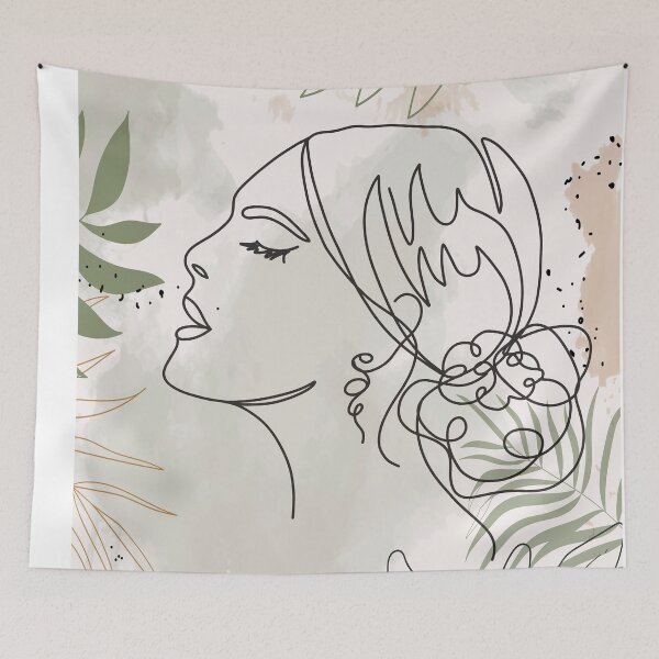 Item preview,  Minimalist woman portrait designed and sold by paulrommer.