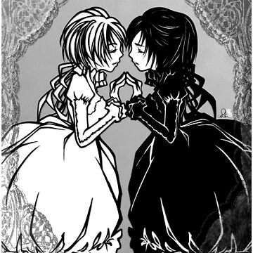Artwork thumbnail, Mirror - mirror emotion, happy white, sad black by SajuArtZen