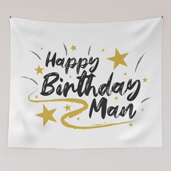 Item preview, Happy Birthday Man wish designed and sold by Muditha88.