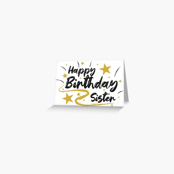 Item preview, Happy Birthday Sister wish designed and sold by Muditha88.