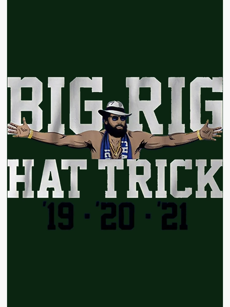 Thumbnail 3 of 3, Poster, Big Rig Hat Trick designed and sold by RavelledKnit.