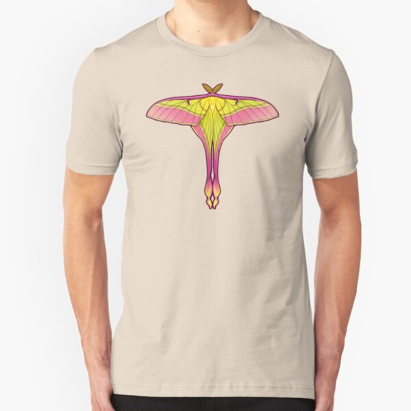 Chinese Moon Moth Slim Fit T-Shirt