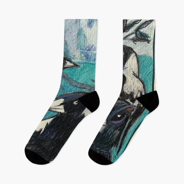 Item preview, Australian Magpie (Gymnorhina tibicen) designed and sold by Julie Fearns-Pheasant.