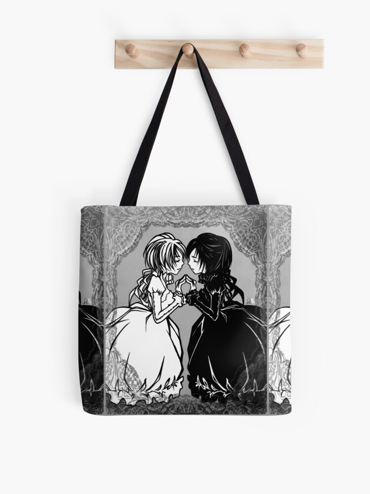 Thumbnail 1 of 2, Tote Bag, Mirror - mirror emotion, happy white, sad black designed and sold by SajuArtZen.