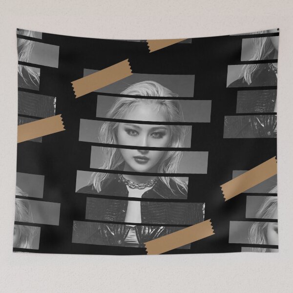 Item preview, Lee Si Yeon Dreamcatcher Siyeon Korean Kpop Monochrome Stripe Design designed and sold by Piosenka Art.