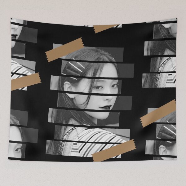 Item preview, Lee Ga hyeon Dreamcatcher Gahyeon Korean Kpop Monochrome Stripe Design designed and sold by Piosenka Art.