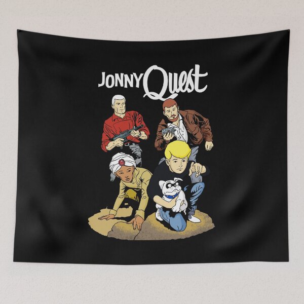 Item preview, Jonny Quest Movie Tribute with Main Characters In Good Cartoon With Mysterious Machines designed and sold by JonnyQuestMovie.