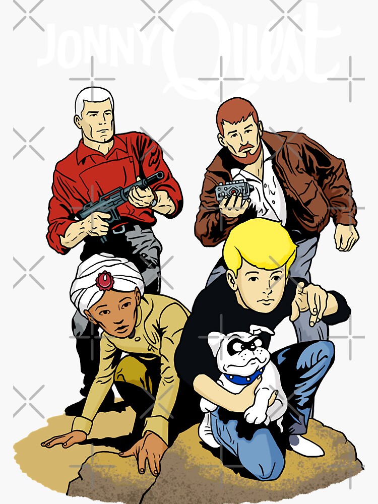 Jonny Quest Movie Tribute with Main Characters In Good Cartoon