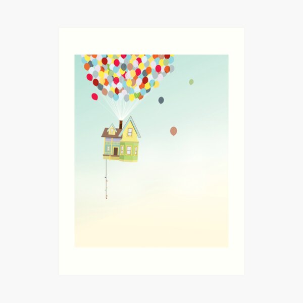 Up: Adventrue is out there Art Print