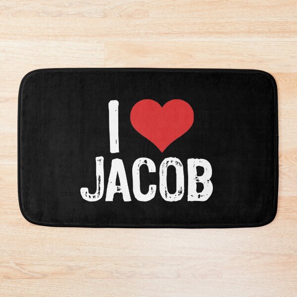 Item preview, I Love Jacob designed and sold by The "I Love Everything" Shop.
