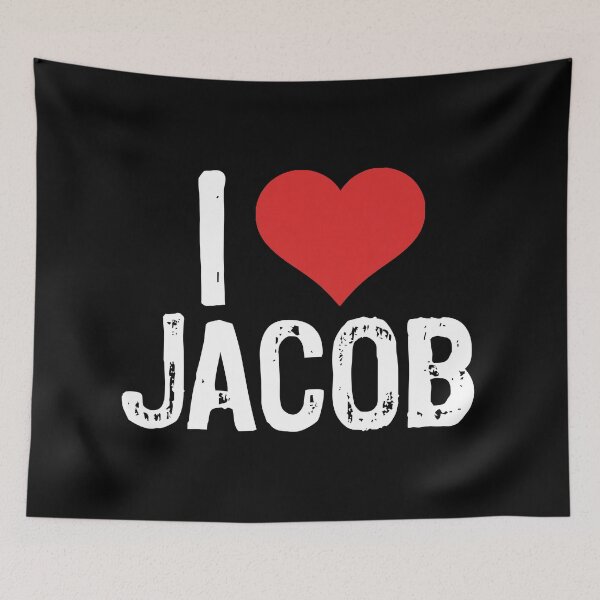 Item preview, I Love Jacob designed and sold by The "I Love Everything" Shop.