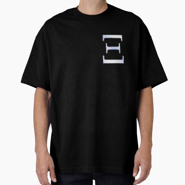 Artikel-Vorschau von Ksi griechisches Buchstabensymbol im Chrom-Carbon-Stil, designt und verkauft von Garaga.