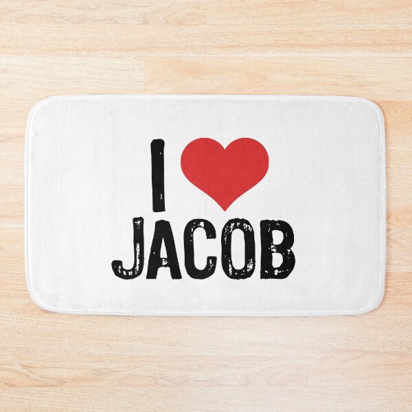Item preview, I Love Jacob designed and sold by The "I Love Everything" Shop.