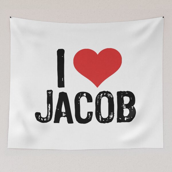 Item preview, I Love Jacob designed and sold by The "I Love Everything" Shop.
